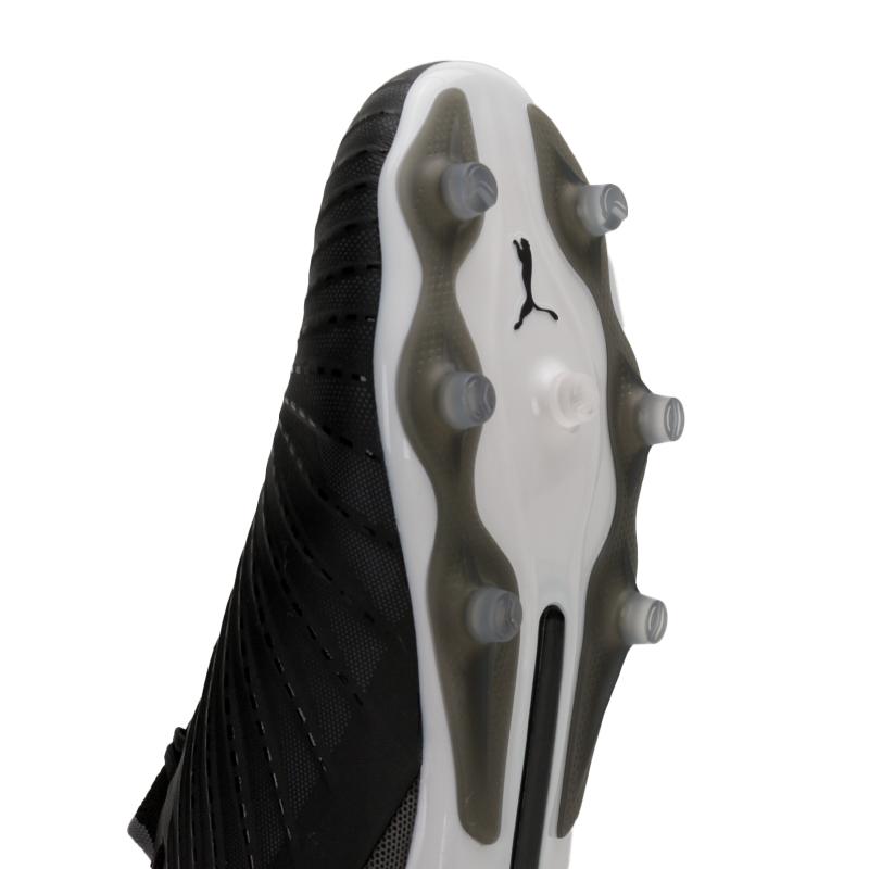 Puma King Ultimate Outdoor Soccer Shoes Men Footwear Black Gray White 107809-01