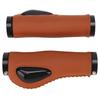 Artificial Leather Bicycle Grips Liquid Silicone Palm Pad Shock Absorption Handlebar Cover for Bike Accessories Brown