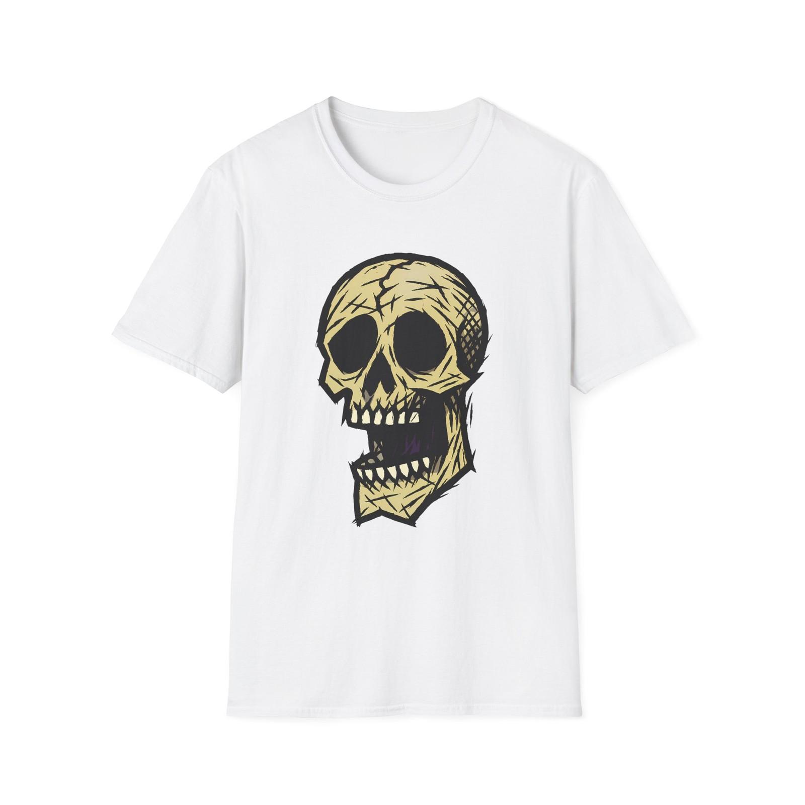 Unisex Softstyle T-Shirt Skull Gothic Horror S