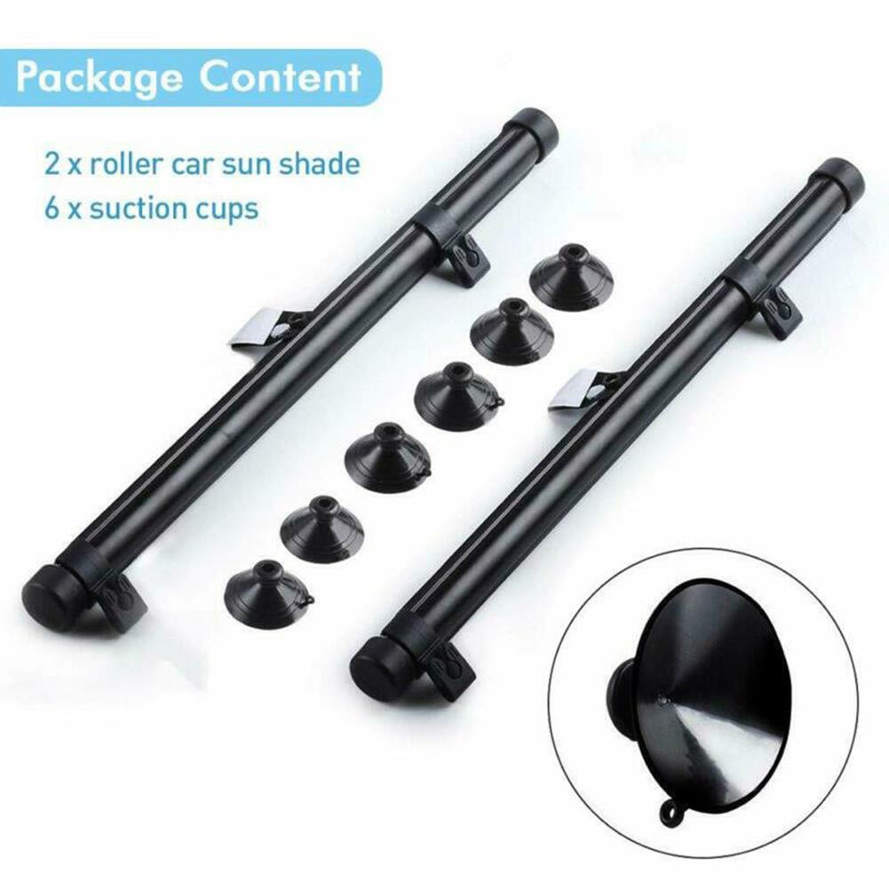 Retractable Car Auto Side Window Sun Shade Shield Cover Roll Curtain Visor