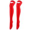 Valentines Day Over Knee Thigh High Stocking Cute Lip Heart Pattern Long Socks
