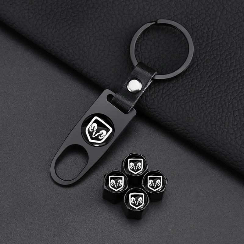 Auto Geflochtenes Seil Schlüsselanhänger Schlüsselring Schlüsselhalter Paar Geschenke für Dodge Ram 1500 Stratus Dart Dakota Durango Journey Caliber Challenger Charger