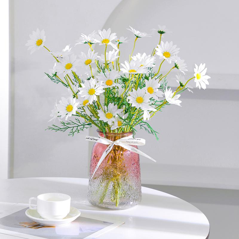 

Скандинавские градиентные стеклянные вазы, украшения, креативные роскошные украшения для дома, гостиной, стола, цветочная композиция, гидропонные украшения