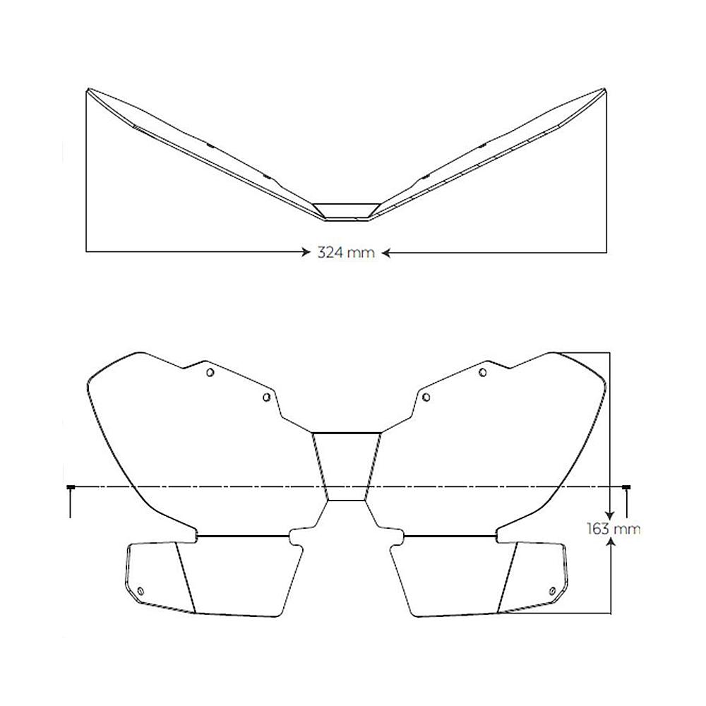 Motorcycle Headlight Guard Protector Lens Cover Transparent NEW FOR Honda Africa Twin CRF1100L CRF 1100 L Adventure Sports 2020