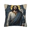 Cristo Jesus Kissenbezug Druck Kissenhülle Für Stuhl Sofa Heimdeko Retro Trendige Kissenbezüge
