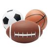 1 Stück Mini aufblasbarer Rugby & Basketball & Fußball Langlebige Trainingsspielzeuge für Hunde Interaktives Apportierspiel Kauspielzeug XJM