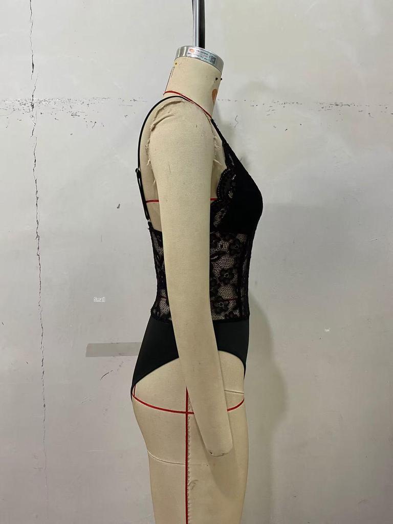 Summer Bestseller: Sexy Deep V-neck Lace Camisole Bodysuit