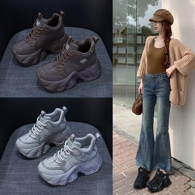 Thick Soled Dad Shoes Women 2026 Spring and Autumn Women's Shoes Casual Versatile Fashion Women's Shoes