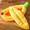 Dogs Bed Cozy Banana Shaped Nest Pets Bed Durable Detachable &Washable Plush Soft Puppy Cushion Pet Nesting Bed for Pet Supplies