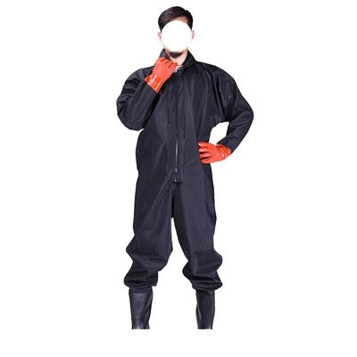 Fato de Chuva de Pesca Completo em PVC para Homem com Botas e Luvas