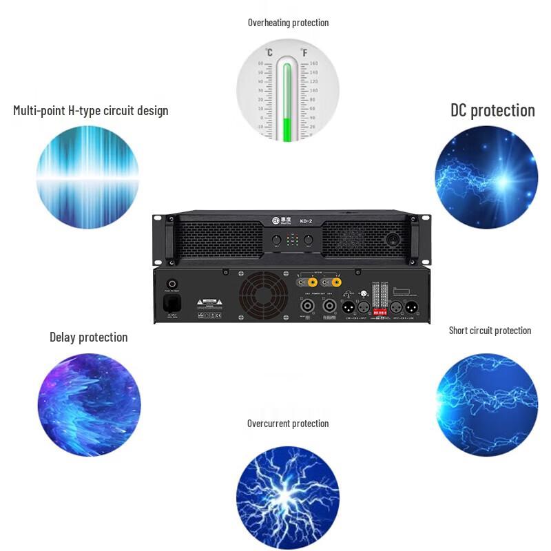 HuiDu Professional Conference & Stage Pure Power Amplifiers (CN Version)