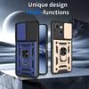 Armor Holder Funda for Tecno Spark 40C 4G Case Cover Slide Camera Protection Ring Stand Shockproof Back Capa Funda