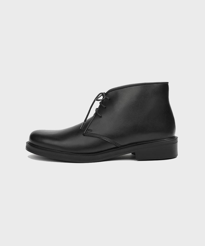 Firenze Atelier [Second.A] Basic Round Toe Chukka Boots_2Ndf4900Gb [Black]