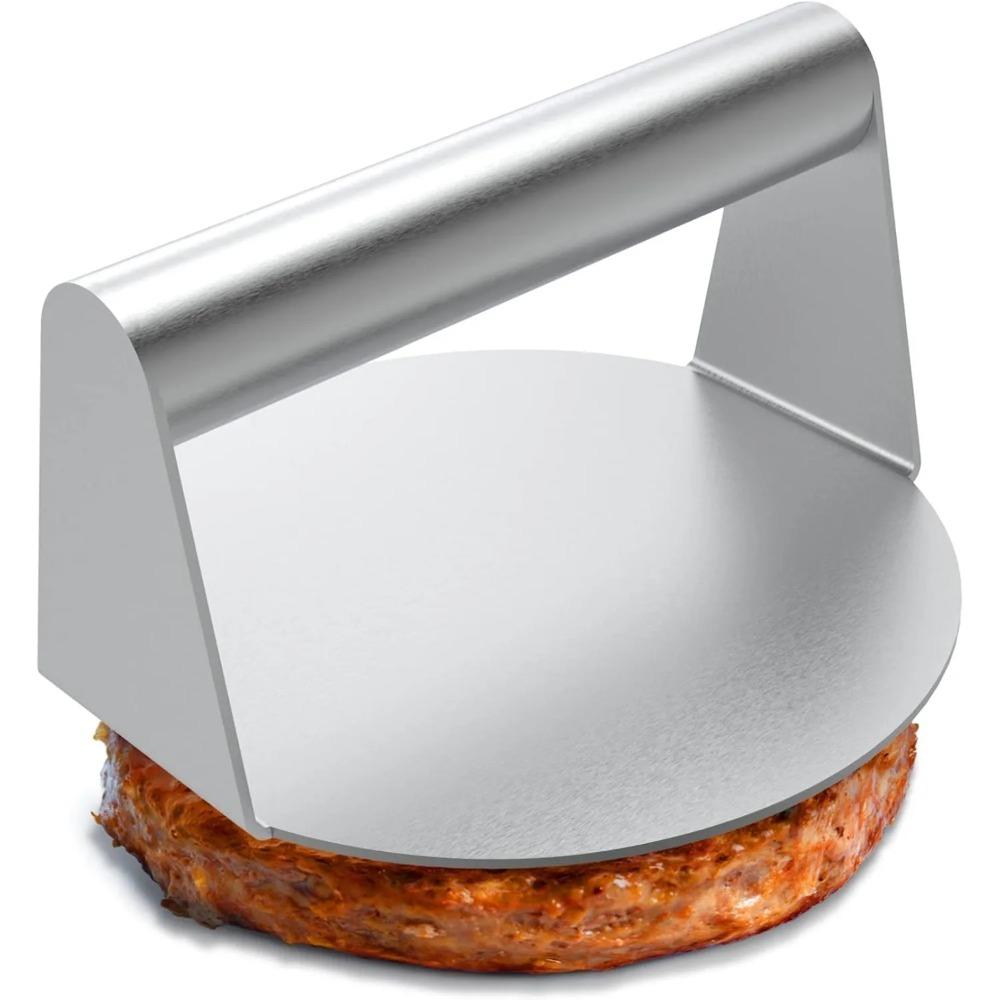 Hamburger Meat Press Non Stick Meat Pressing Plate Upgrade Stainless Steel Burger Barbecue Press Machine Kitchen Tools