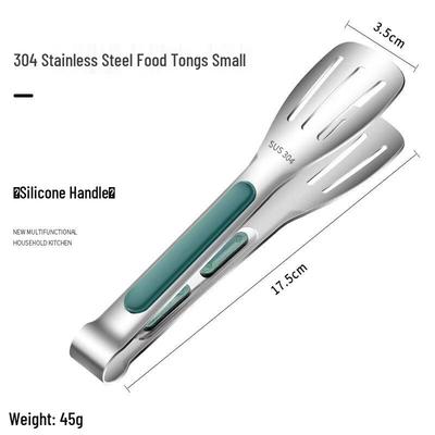 304 Stainless Steel Kitchen Food Tongs