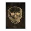 Anatomical Skeleton Chalkboard Poster Kraft Paper Posters DIY Vintage Home Room Medicine Student Decor Medical Art Wall Painting