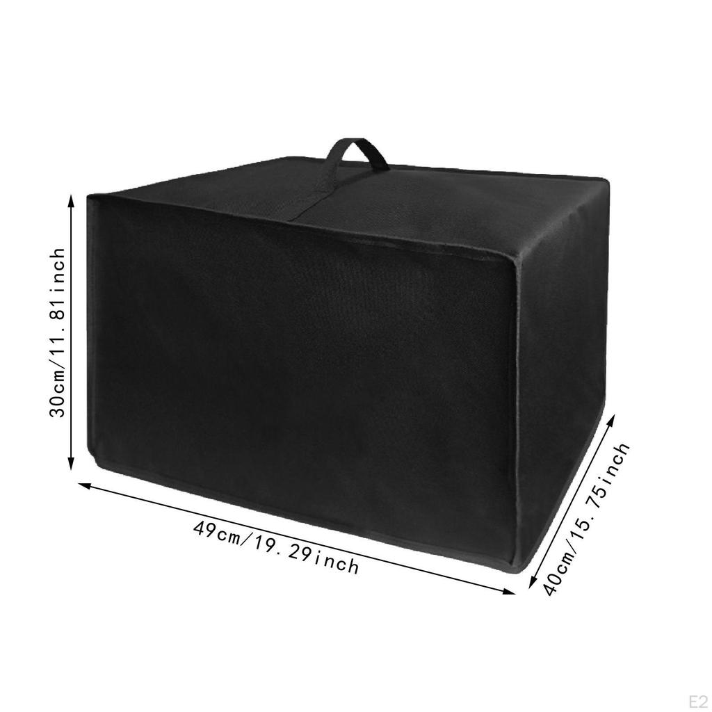 Heat Press Cover Waterproof Folding Polyester Black Protective Sleeve Dust Protector for Home