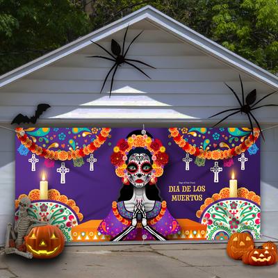 1pc Sacred Day of the Dead Decor Backdrop Outdoor Decor For Backdrop Holiday