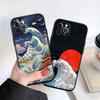 BF66 Great Wave Off Kanagawa Soft Shell Phone Case for Xiaomi Poco C40 C50 C51 C55 C65 C71 C75 F3 F5 F6 F7 M2 M3 Pro Ultra
