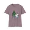 Unisex Softstyle T-Shirt Snow Owl Chick Christmas Tree Arctic Snow Winter