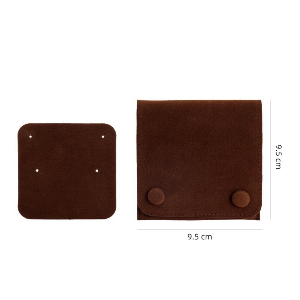 1 Stück Schmuckbeutel Verpackungsbeutel Weicher Samt Druckknopf Geschenke Verpackungsbeutel Zum Aufbewahren von Ringen Armbändern Halsketten Zubehör
