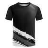 Modische Tischtennis Sport T-Shirts Sommer Lässig Kurzarm Herren Damen 3D Bedruckte T-Shirts Locker Schnelltrocknend Atmungsaktive T-Shirts