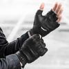 New Half Finger Cycling Gloves Hard Shell Anti Collision and Anti Slip Outdoor Sports Motorcycle Gloves Training Tactical Gloves