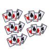 5pcs Poker Ace Clothes Patch Iron On Playing Card Applique DIY T Shirt Fabric Sticker
