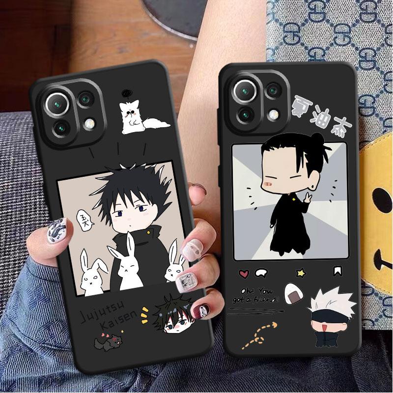 Case Funda for Xiaomi Mi 11i 11X 12S 11T 10 12X 12 Pro 10T 11 Lite 10S 10 Pro 12 Kawayi Jujutsu Kaisen Anime Shell Silicone