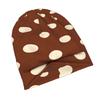 ZLIENSZUS Adult Polka Dot Beanie Hat - Stylish 2D Flat Print with Polka Dots, Warm Winter & Fall Accessory Suitable for Streetwear, Layering for &, Ca