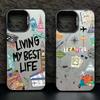 Travel World Map Signpost Pattern Design Protective Cover for iPhone 17 16 15 14 13 12 11 16E Series Pro Max Plus