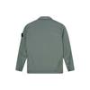 STONE ISLAND Long Sleeve Zip Collar Jacket With Chest Pocket Men Jacket Sage 791510723-V0055