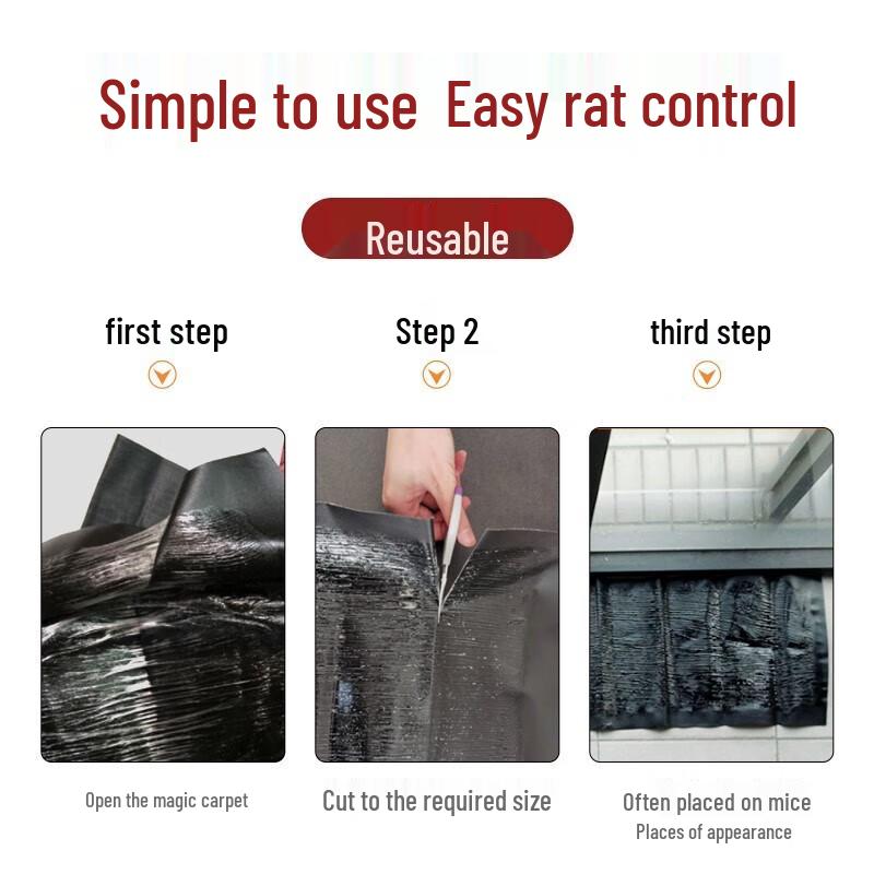 SPACEXPERT Large Sticky Mouse Traps 3-Pack