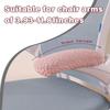 1 Pair Office Chair Armrest Covers Stretch Jacquard Computer Chair Arm Pad Covers Removable Arm Slipcovers Protectors for Office Computer, Desk,