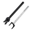 23 to 35 Inch Adjustable Transom Protector Outboard Transom Saver with Composite Head for 100 Horsepower Motor Black