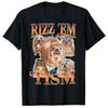 Autism Funny Rizz Em with The Tism Meme Autistic Hyrax TShirt Cute Animal Print Graphic Outfit Summer Fashion Streetwear Unisex