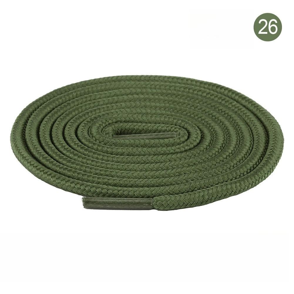 Half Round 4mm Solid Color Shoelaces Classic Sneaker Replacement Shoe Strings 120cm 1Pair High Quality