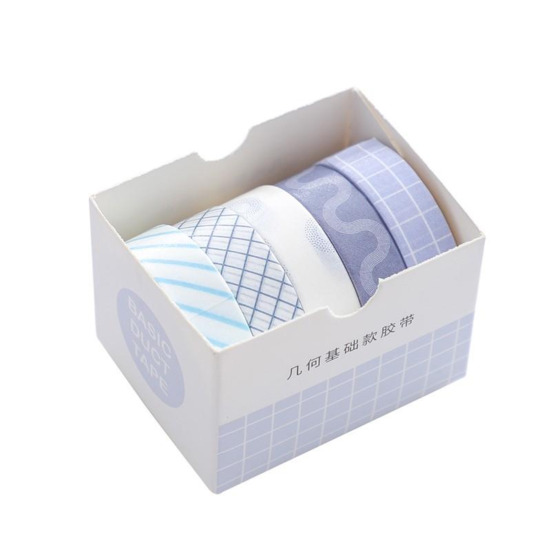 Card Lover 5 Rolls Basic Series Journal Colorful Washi Tape Scrapbooking Morandi Color Maskovací páska Journaling Material