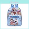 Labubu Preschool Backpack Breathable Nylon Bookbag With Animal Patterns For Kids Daily Use
