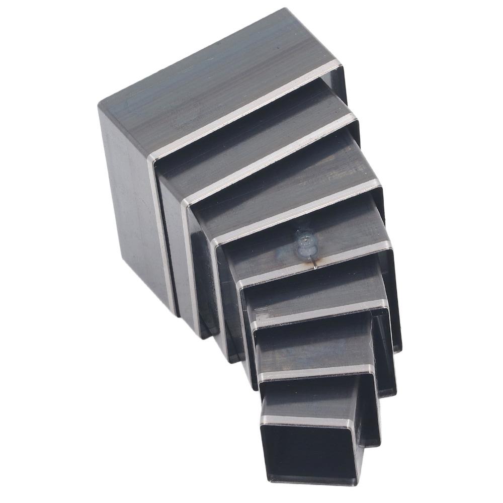 7PCS Carbon Steel Die Punch Cutter Set 7 Sizes Hollow Cutter Kit  for DIY Leather Craft