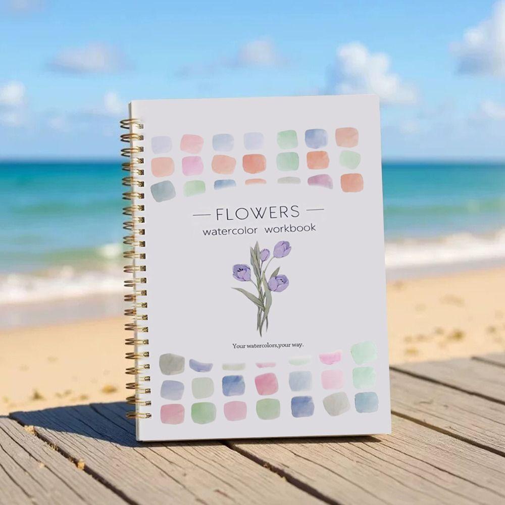with Paint Brush Watercolor Workbook Beginner-Friendly Art Painting Supplies for Kids Adults Teens