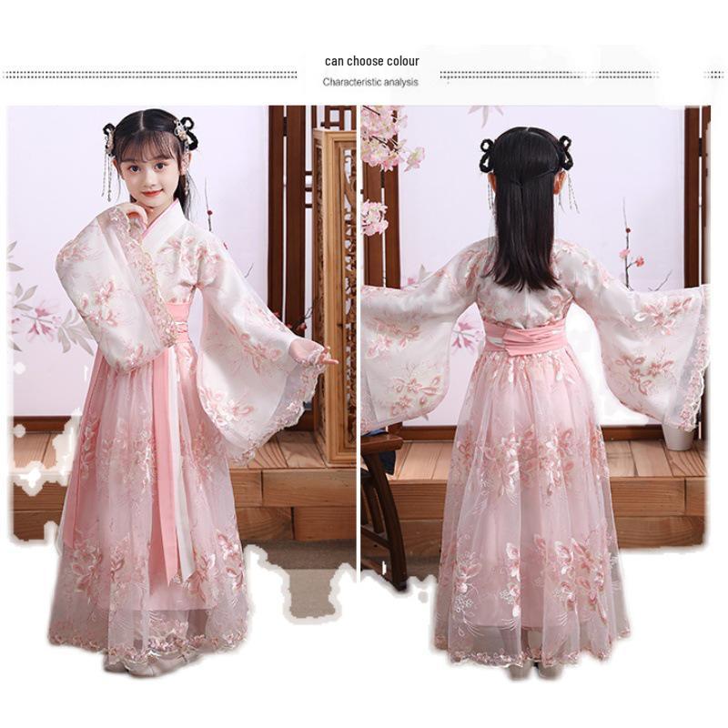 Κοριτσίστικο Χάνφου: Αρχαίο Φορέμα Ruqun Νεράιδας, Κινέζικου Στυλ Μακρυμάνικο Κοστούμι Τανγκ, Πριγκιπικό Κοστούμι