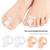 1 Paar Zehentrenner Hallux-Korrektor Gel-Zehenspreizer Zehenschutz Linderung von Schmerzen durch Hallux Valgus Überlappende und verschobene Zehen