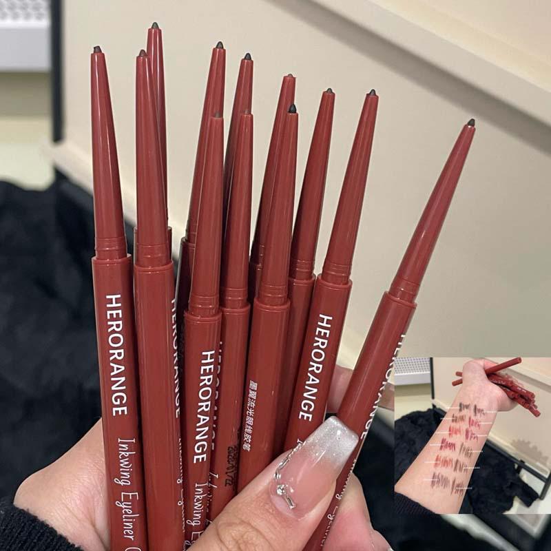 KuaJing Ink Wing Waterproof Long-Lasting Smooth Eyeliner Gel Pencil - No Smudge, Sweatproof, Beginner-Friendly.
