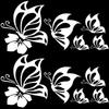 GORGECRAFT 2 Sheet Butterfly Car Decal Set Butterfly Vinyl Waterproof Sticker Women Car Stickers and Self Adhesive Reflective Decals for Car Bumper