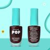 SUGAR POP Nail Lacquer Red Claret Glossy Finish Nail Polish Long Lasting Quick Dry Chip Resistant Manicure For Women 10 Ml