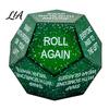 Holiday Stocking Stuffers Santa Swap Gift Exchange Dice, 12-Side Glitter Game Christmas Stuffers, Ideas Secret Party Favors Dice for