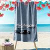 Classic Vintage Car Design A must-have beach towel for beach travel