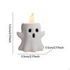 Candlestick Ghost Sculpture Party Resin Modern Home Birthday Gift Miniature Bedroom Halloween