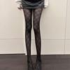 1 Pair of Sensuous Women's Cute and Fashionable Striped Slimming Diamond Patterned Stockings Subculture Women's Dark Pure Desire